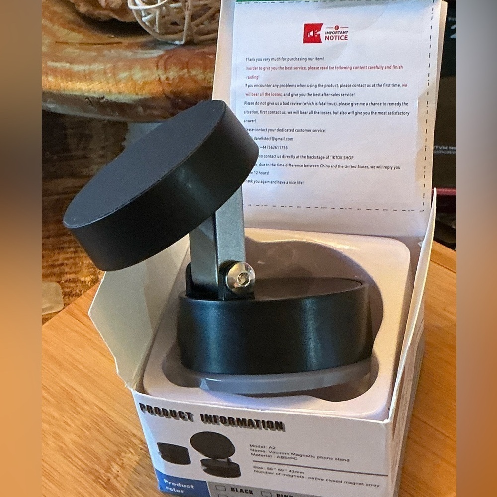 Vacuum Suction Phone Holder
